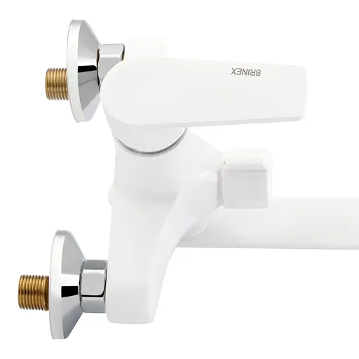 Смеситель для ванны Brinex 35W 005 Белый - фото 4