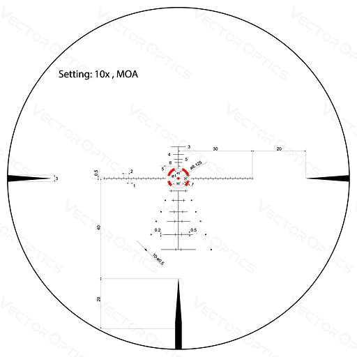 Оптический прицел Vector Optics Constantine 1-10x24 (30 мм) illum. SFP - фото 5