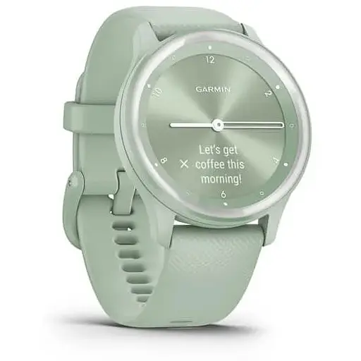 Годинник Garmin Vivomove Sport Cool Mint Case и Silicone Band with Silver Accents - фото 2