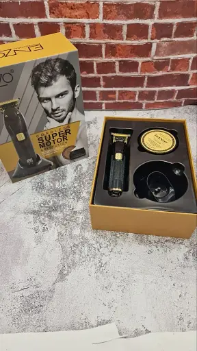 Професійний акумуляторний тример Enzo EN-5048 (Turbo-режим + Зарядна станція) - фото 2