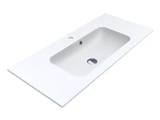 Умивальник Miraggio Della 1000 mirasoft 0001072, Білий матовий - фото 4