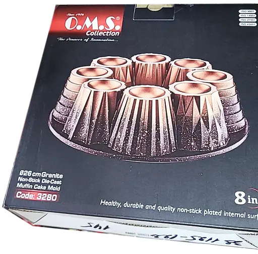 Форма для випікання кексу O.M.S. Collection 3280 26 см для випічки з гранітним покриттям Золотий (Туреччина) - фото 5