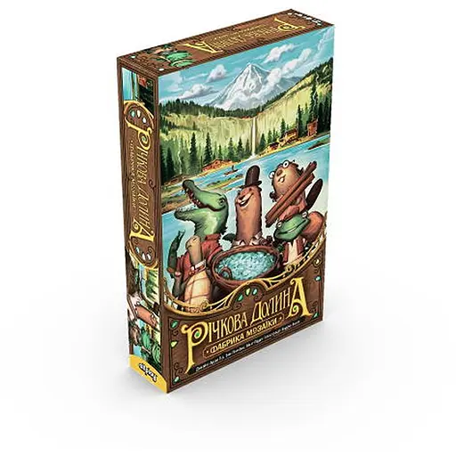 Настольная игра Asmodee Речная Долина. Фабрика мозайки (River Valley. Glassworks) (укр.) (ALLRIVV0101UA) - фото 1