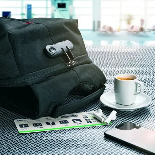 Рюкзак антикрадій Schwarzwolf Mareb 20.5 л чорний (F3517900AJ3) - фото 6