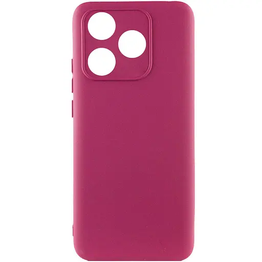 Чехол Silicone Cover Lakshmi Full Camera (A) для TECNO Spark 10 Бордовый / Marsala