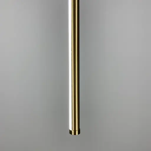 Лінійні золоті підвісні світильники у 3-х розмірах Line.F Довжина 60 см - фото 7