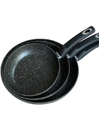 Набір сковорідок Edenberg EB-4115 3 шт чорний - фото 5