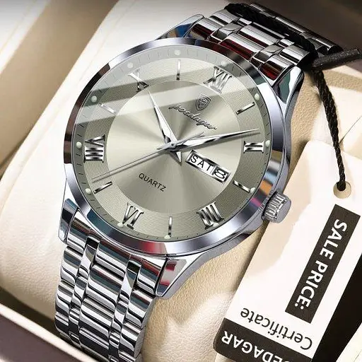 Мужские наручные часы Poedagar Berlin (Серебристый) - фото 2