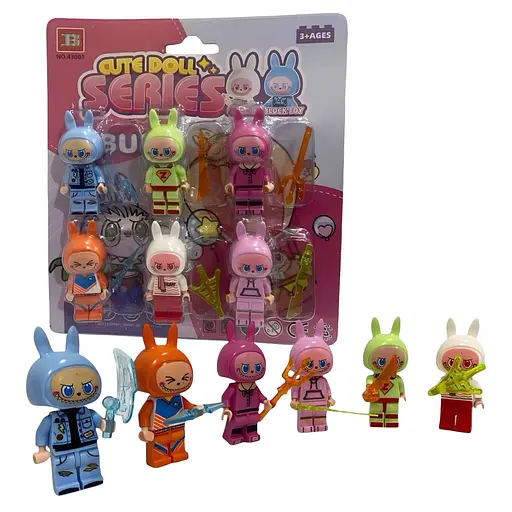 Коллекционный набор игровых фигурок "Лабубу" из 6 героев