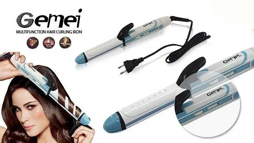 Стайлер для волос (плойка) Gemei GM 2921 3в1 - фото 7