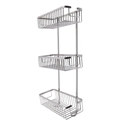 Полка тройная Globus Lux SQ9477, Нержавеющая сталь - фото 2