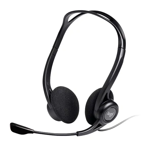 Компьютерная гарнитура Logitech 960 PC Headset USB Black (981-000100) - фото 1