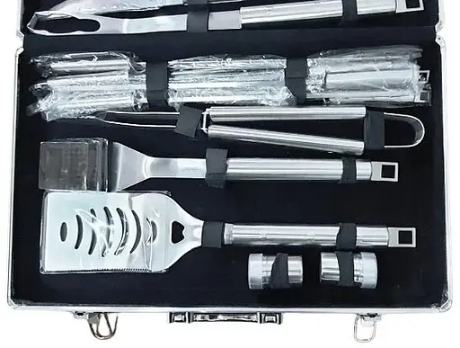 Набор для гриля и барбекю Zepter DN-33 – Для любителей BBQ – 33 предмета из нержавеющей стали в кейсе. - фото 4