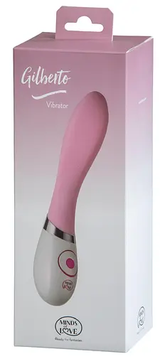 Вібратор Minds of Love Gilberto 13.6 см (рожевий) - фото 5