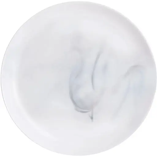Тарілка Luminarc DIWALI MARBLE WHITE обідня 25 см склокераміка (Q8840)