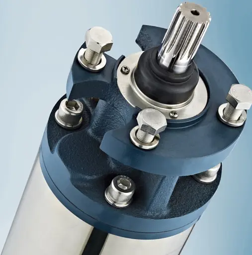 Насос відцентровий свердловинний DONGYIN 6SP30-12 380В 11кВт H 137(92)м Q 700(500)л/хв Ø145мм +пульт (з 3х частин) (7777283) - фото 2