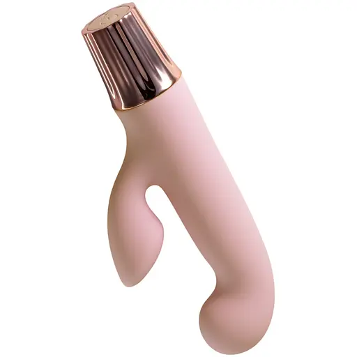 Міні-вібратор Crushious Mellow Cony рожевий 13.5 х 2.5 см - фото 4