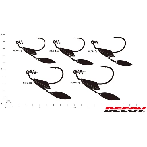 Монтаж Decoy Worm231S Makisasu Blade Heavy #3/0-18.0g (2шт/уп) - фото 2