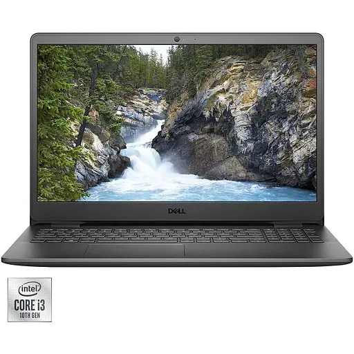 Ноутбук Dell Vostro 3501 з процесором Intel Core i3-1005G1 3.40 GHz, 15.6", HD, 4GB, 1TB HDD, Intel UHD графікою, Ubuntu, чорний