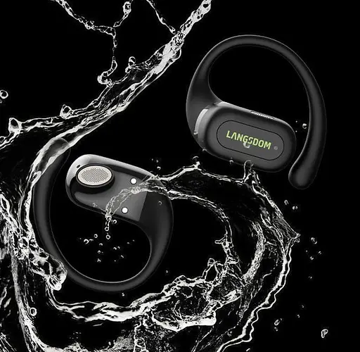 Бездротові кісткові навушники Langsdom TS19 Open Ear з дужкою за вухо і шумозаглушенням - фото 3