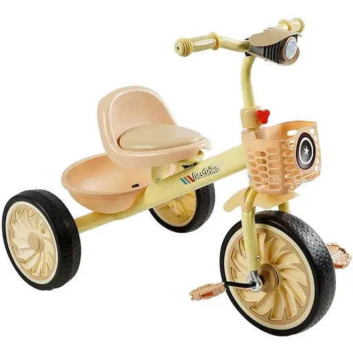 Велосипед триколісний Best Trike BS-33260 з українським озвучуванням жовтий