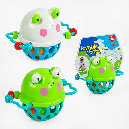 Брязкальце жабка JH103C, 10x10x9 см (В асортименті) - фото 2