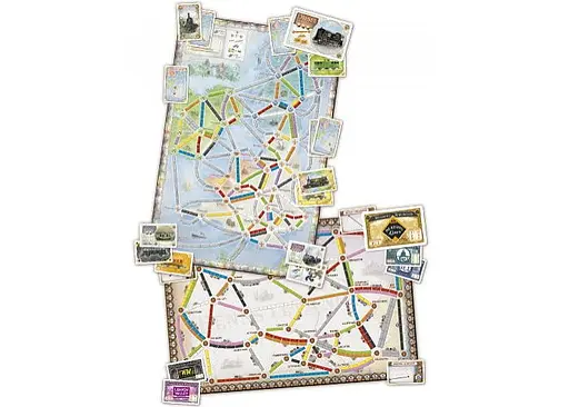 Настільна гра Days of Wonder Квиток на поїзд - Колекція карт №5: Сполучене Королівство та Пенсильванія (Ticket to Ride - Map Collection 5: United Kingdom & Pennsy) (англ.) (DOW720123) - фото 8