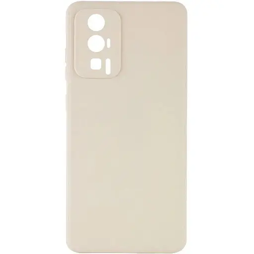Силіконовий чохол Epik Candy Full Camera для Xiaomi Poco F5 Pro Бежевий / Antique White