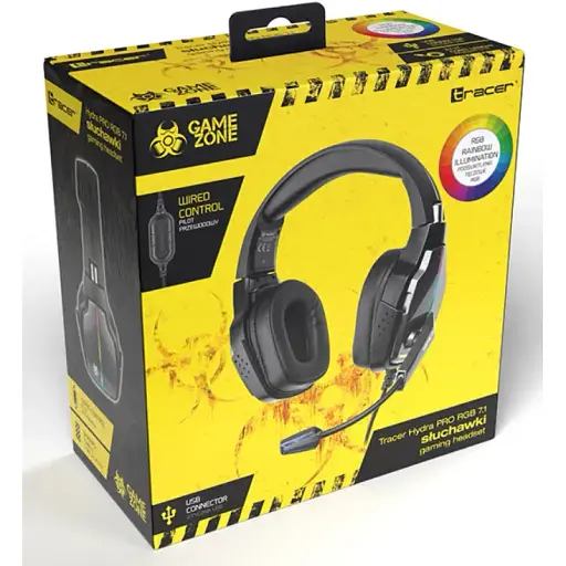 Комп'ютерна аудіо гарнітура Tracer Gamezone Hydra Pro RGB 7.1 (TRASLU46955) - фото 5
