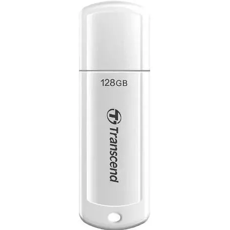 Flash Drive Transcend JetFlash 730 128 GB USB 3.1 White (TS128GJF730) (6986644) - фото 1