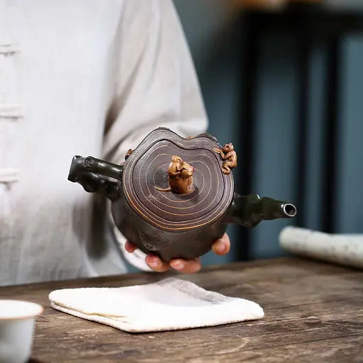 Иссинский чайник Обезьяна Удачи, 640 мл - фото 7