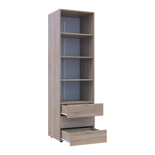 Пенал для одягу Doros Гелар Дуб сонома 3Ш 60х49.5х203.4 (41516131) - фото 5