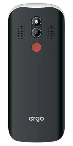 Телефон Ergo R351 кнопочный с подставкой - док-станцией черный - фото 3