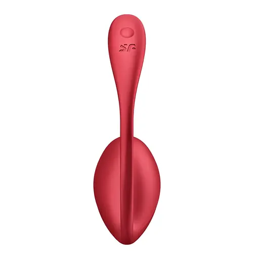 Віброяйце Satisfyer Shiny Petal 23 см (червоний) - фото 3