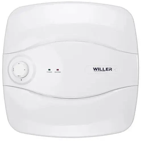 Водонагреватель Willer PU10R New optima mini, белый, 1500W, 10л, мокрый ТЭН, вертикальный, механическое управление, под мойкой, - фото 1