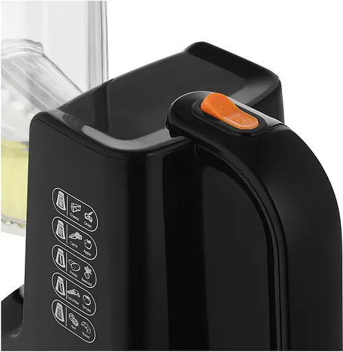 Sencor Мультирізка стаціонарна, 150Вт, 5 насадок, чорний - фото 7