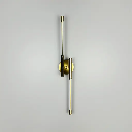 Світлодіодне латунне бра у металевому корпусі 62 см Арт. W 003/600 AB Line F - фото 8