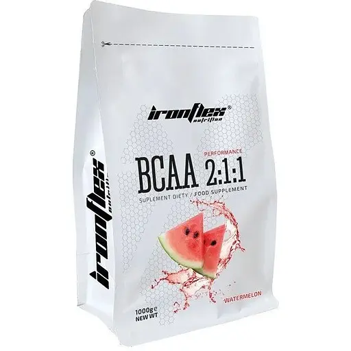 Амінокислота BCAA IronFlex BCAA 2-1-1 Performance, 1000 грам - Кавун