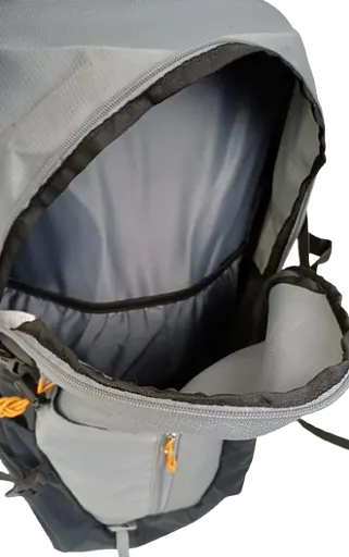 Спортивный трекинговый рюкзак с дождевиком 25L ASCE серый Adventuridge sum0028834 - фото 9