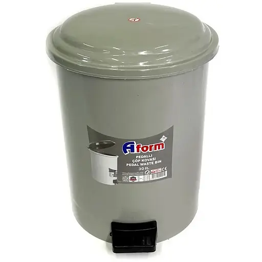 Мусорное ведро Afacan 12 л с педалью РК-12 101 - фото 1