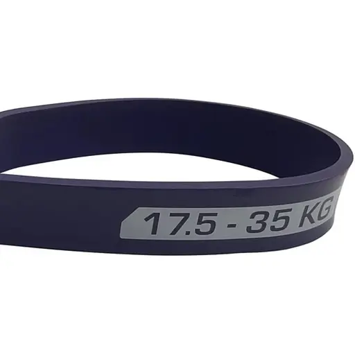 Резинка для фитнеса York Fitness 17,5-35кг - 2080x29x4,5 мм, фиолетовый - фото 4