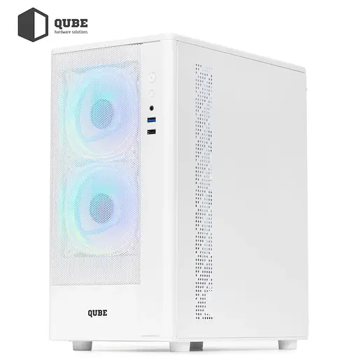 Корпус QUBE GEON ARGB White (GEON_GWNU3) - фото 7