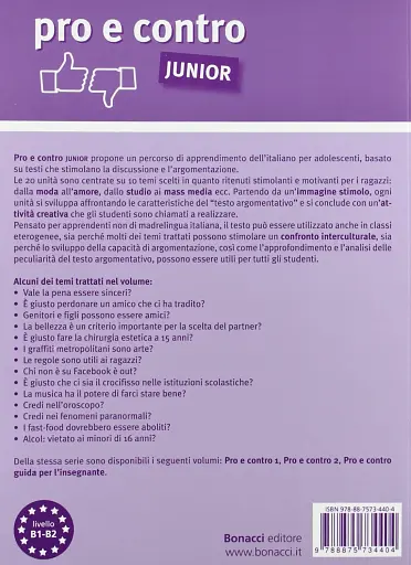 Pro e contro. Junior B1-B2 - фото 2