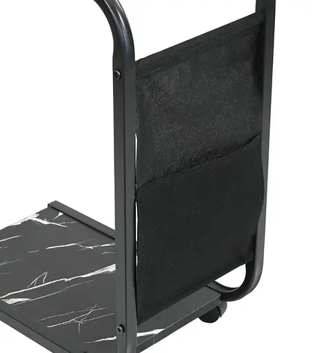 Приставний столик на колесах Fabrika BRAIN Marble Black  - фото 8