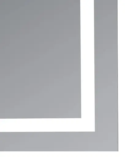 Дзеркало Qtap Mideya (MI1) квадратне з LED-підсвічуванням Touch QT2078NCF808048477 - фото 3