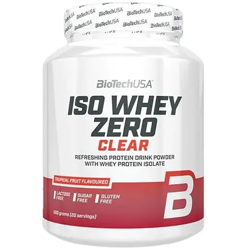 Протеин BiotechUSA Iso Whey Zero Clear Tropical fruit 500 г