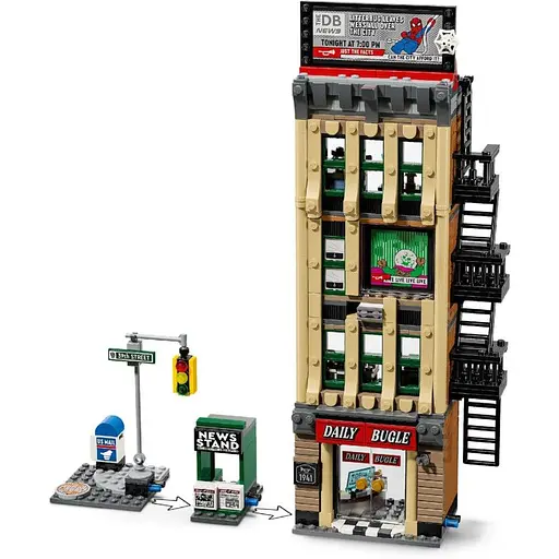 Конструктор LEGO Super Heroes Marvel Человек-паук против Мистерио: Дейли Бьюгл 781 деталь (76342) - фото 5