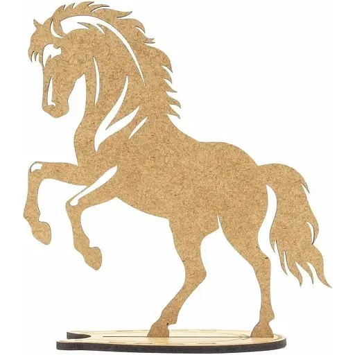 Заготовка Rosa Talent 3D Лошадь на подкове 13x14 см ХДФ