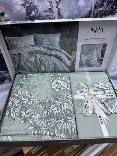 Постільна білизна Irma V1 Mint Ранфорс Clasy pbe0052078 - фото 3