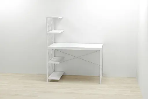 Компьютерный стол Ferrum-decor Джек 75x140x60 Белый ДСП Белый (FRD-104407) - фото 2